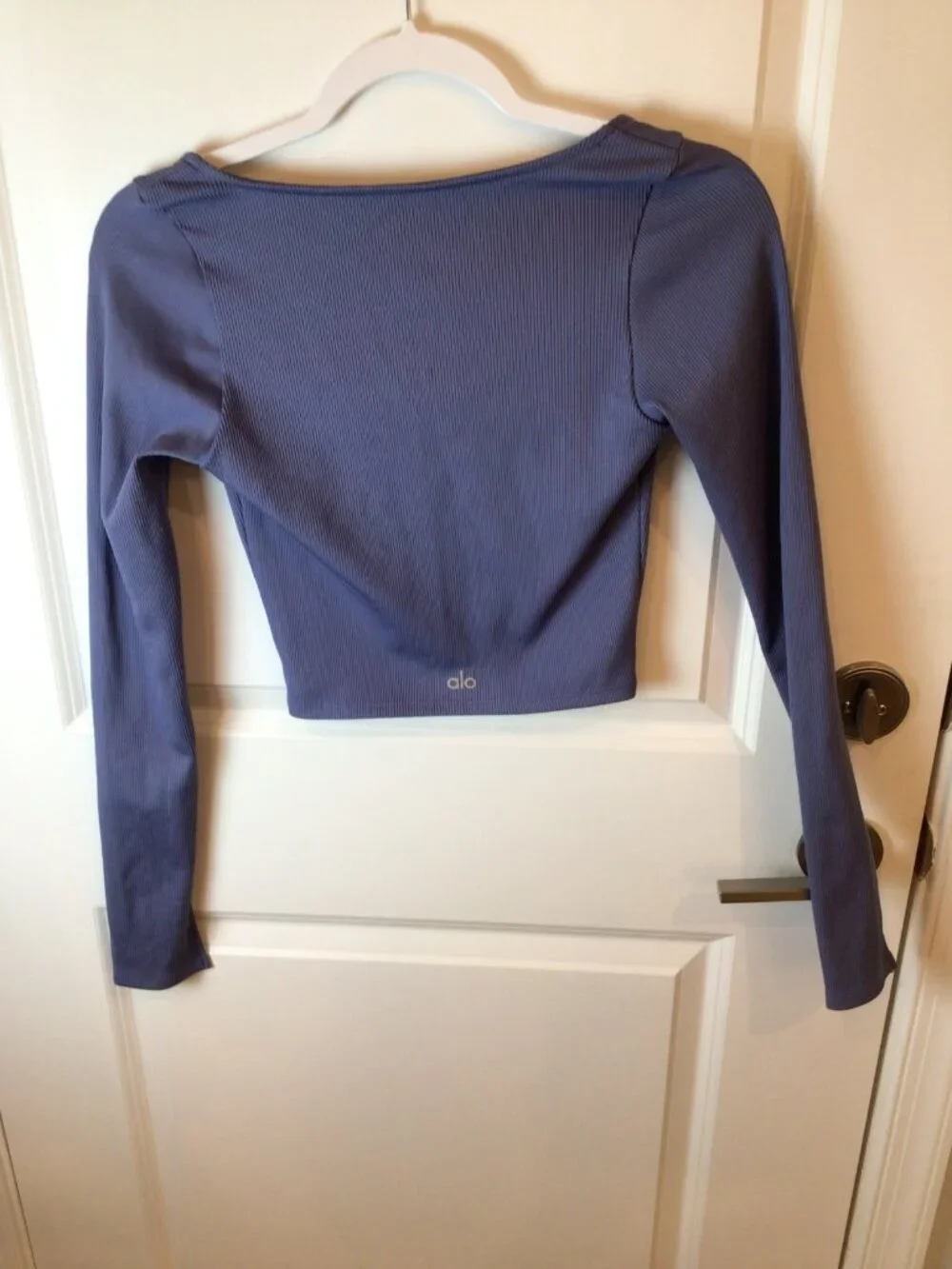ALO Alosoft Rib Form Long Sleeve Top
